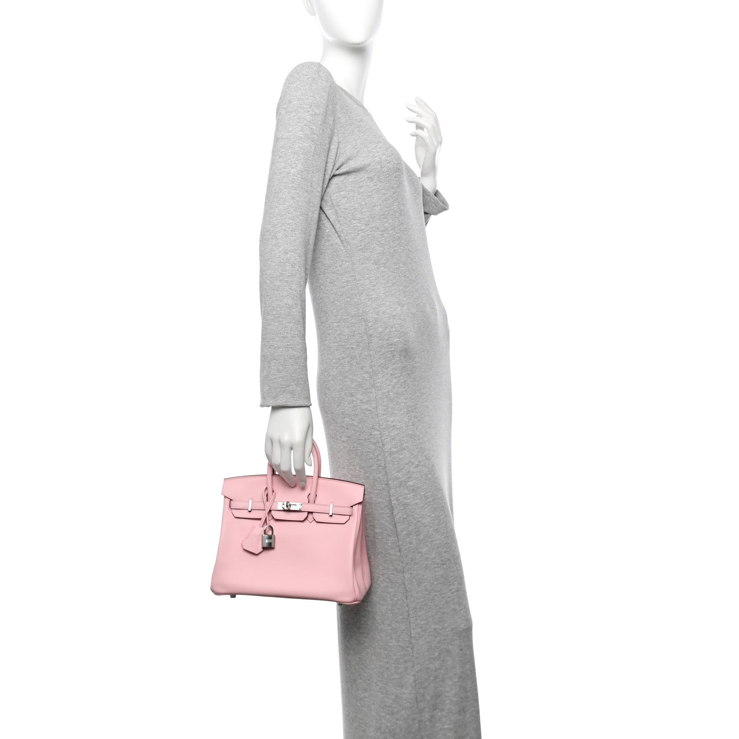 Hermes Swift Birkin 25 Rose Sakura 3 of 20