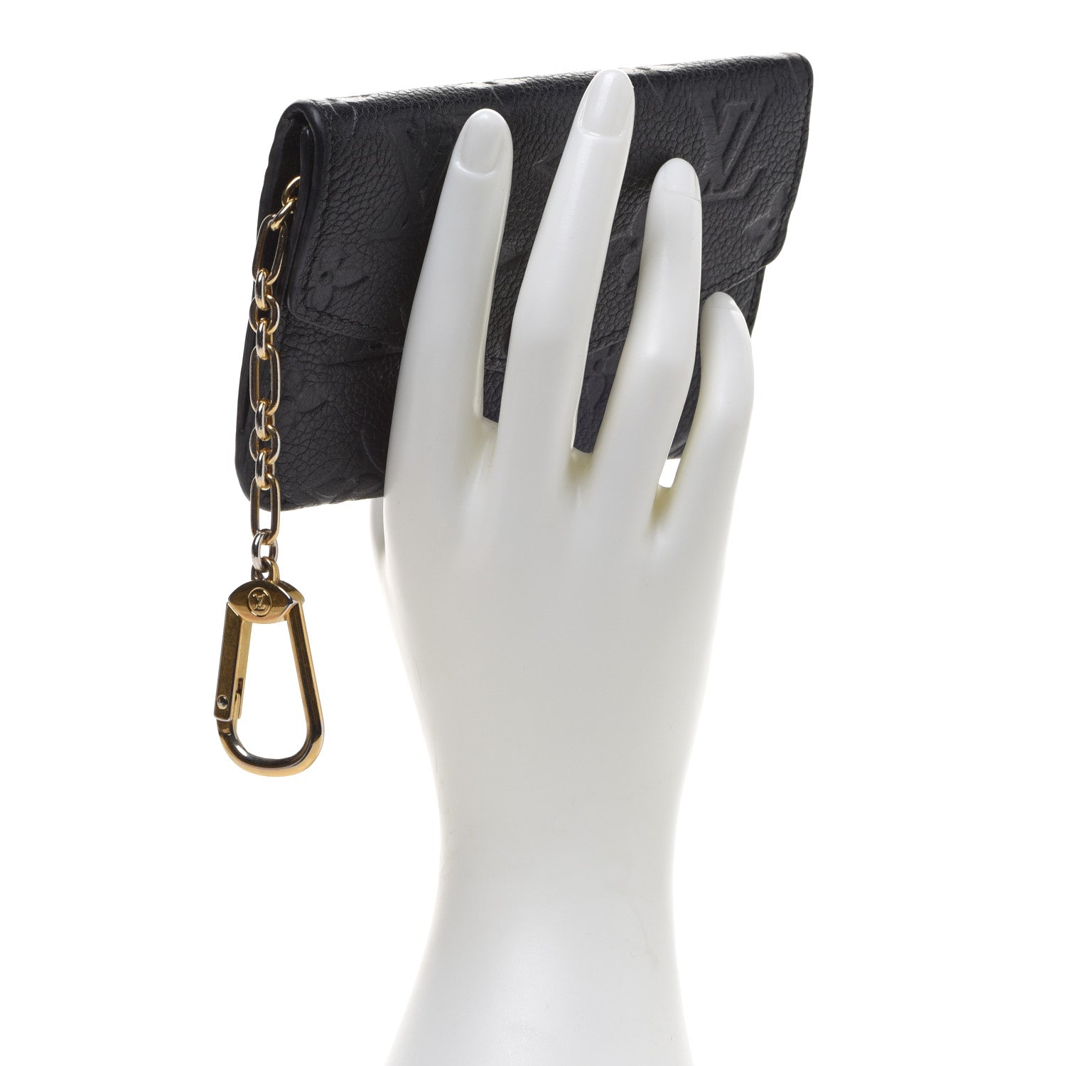 Louis Vuitton Empreinte Key Pouch Black 2 of 12