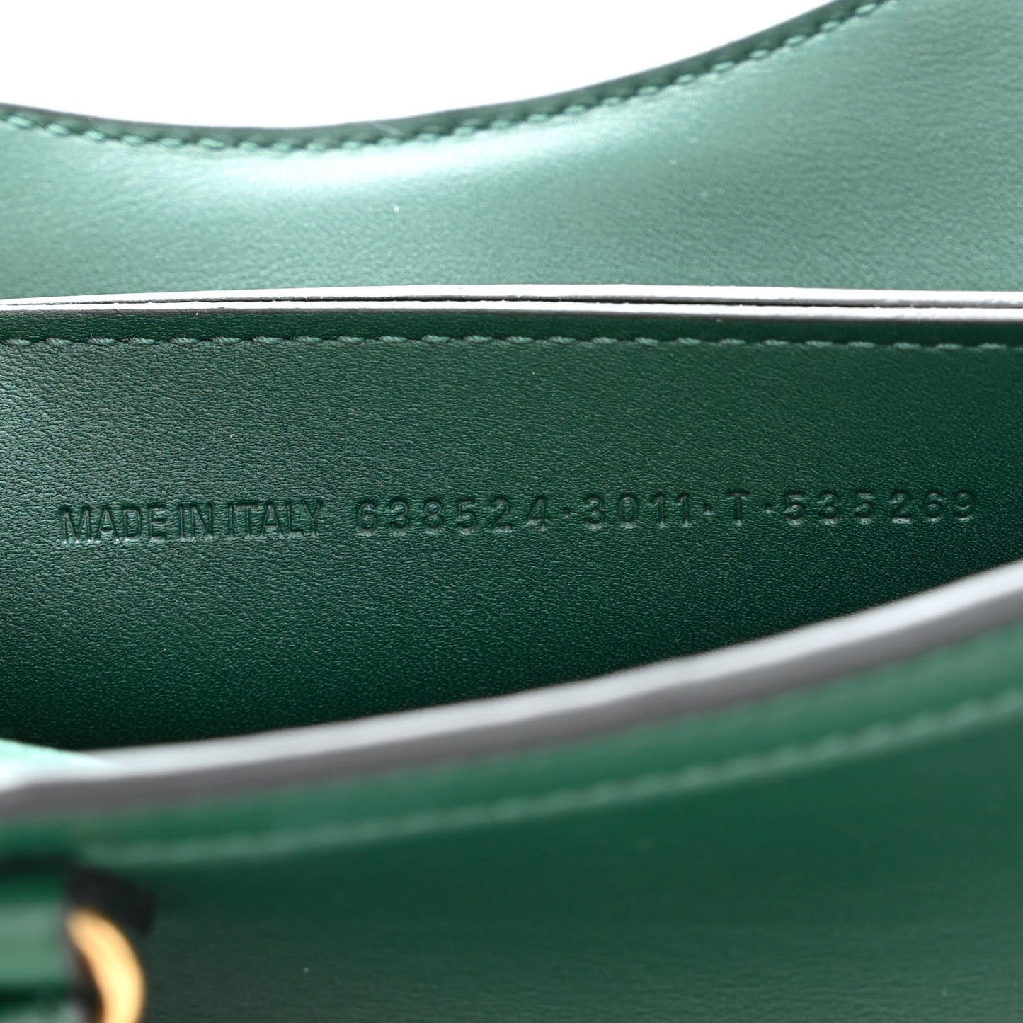 Smooth Calfskin Neo Classic Gold Hardware Mini City Forest Green