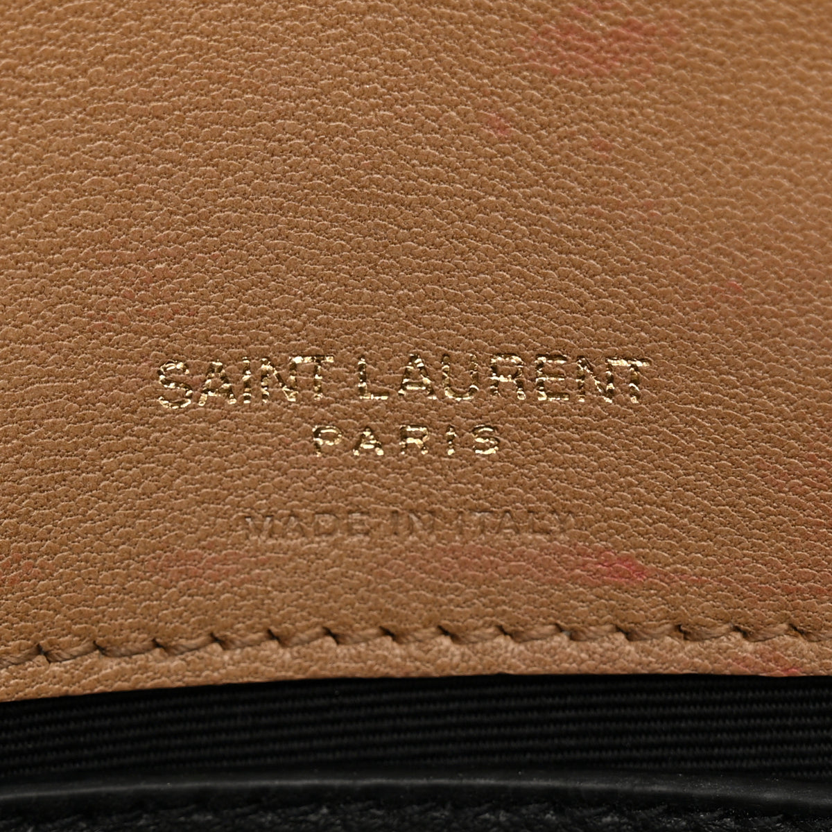 Saint Laurent Lambskin Chevron Quilted Small Loulou Natural Tan 6 of 13