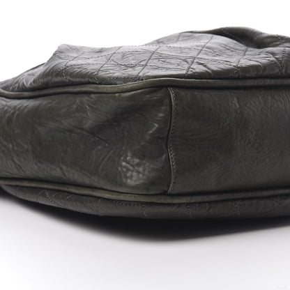 Chanel Distressed Lambskin Le Marais Tote Green 9 of 10