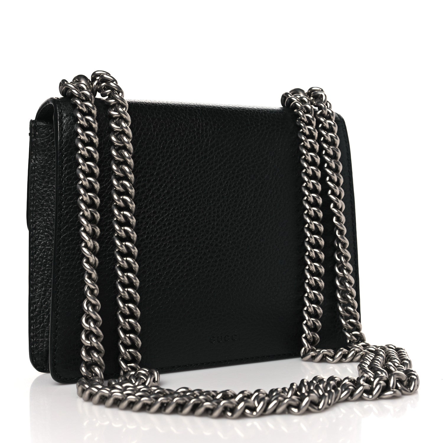 Gucci Calfskin Mini Dionysus Shoulder Bag Black 3 of 10