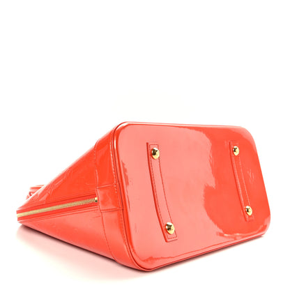 Louis Vuitton Vernis Alma GM Orange Sunset 4 of 10
