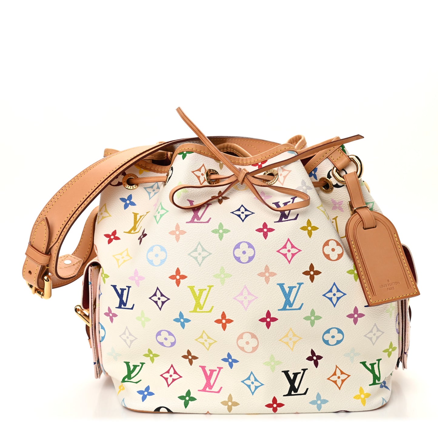 Monogram Multicolor Petit Noe White