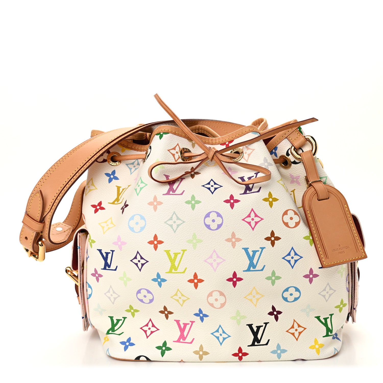 Louis Vuitton Monogram Multicolor Petit Noe White 1 of 9