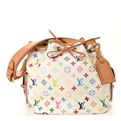 Louis Vuitton Monogram Multicolor Petit Noe White 1 of 9