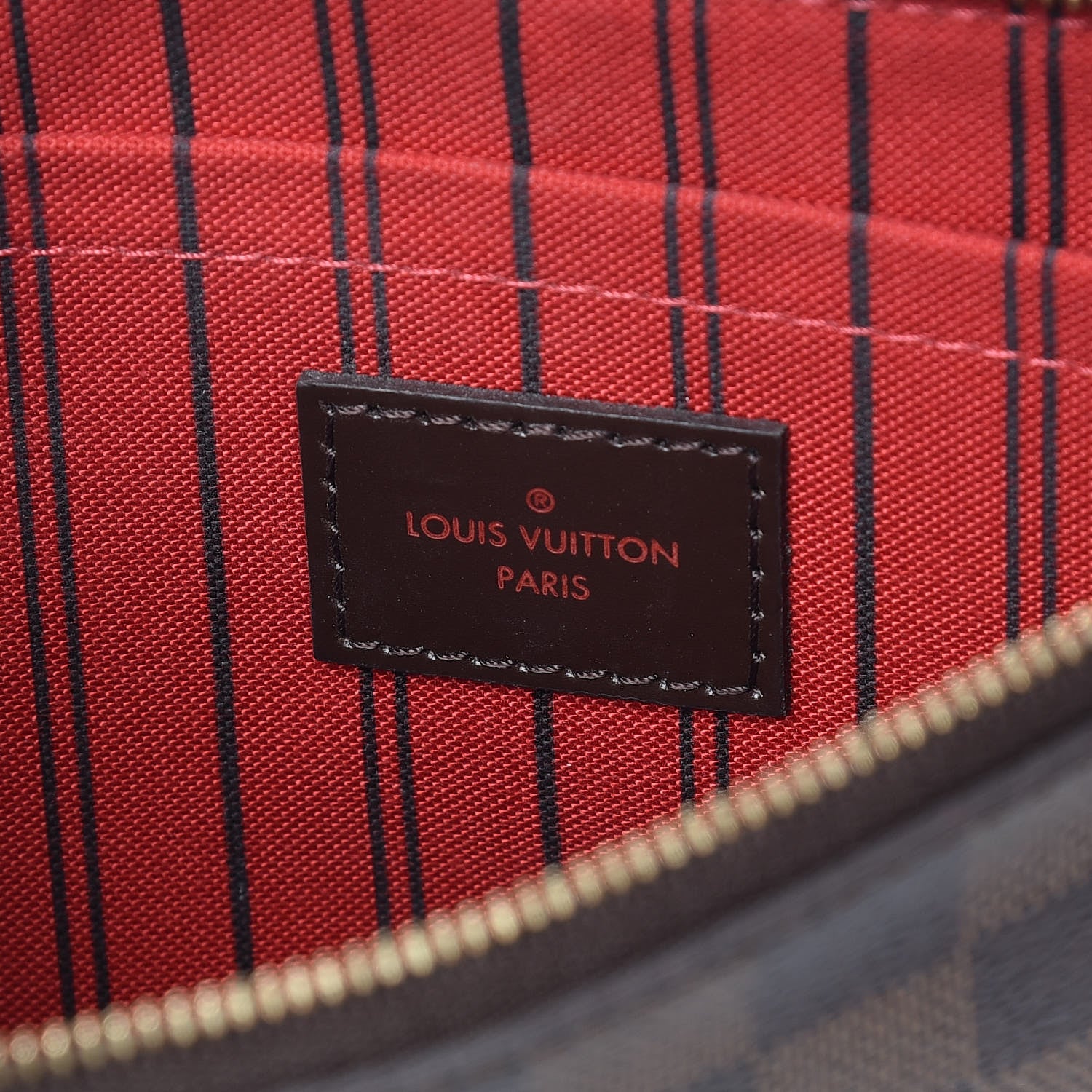 Louis Vuitton Damier Ebene Neverfull MM GM Pochette 6 of 7