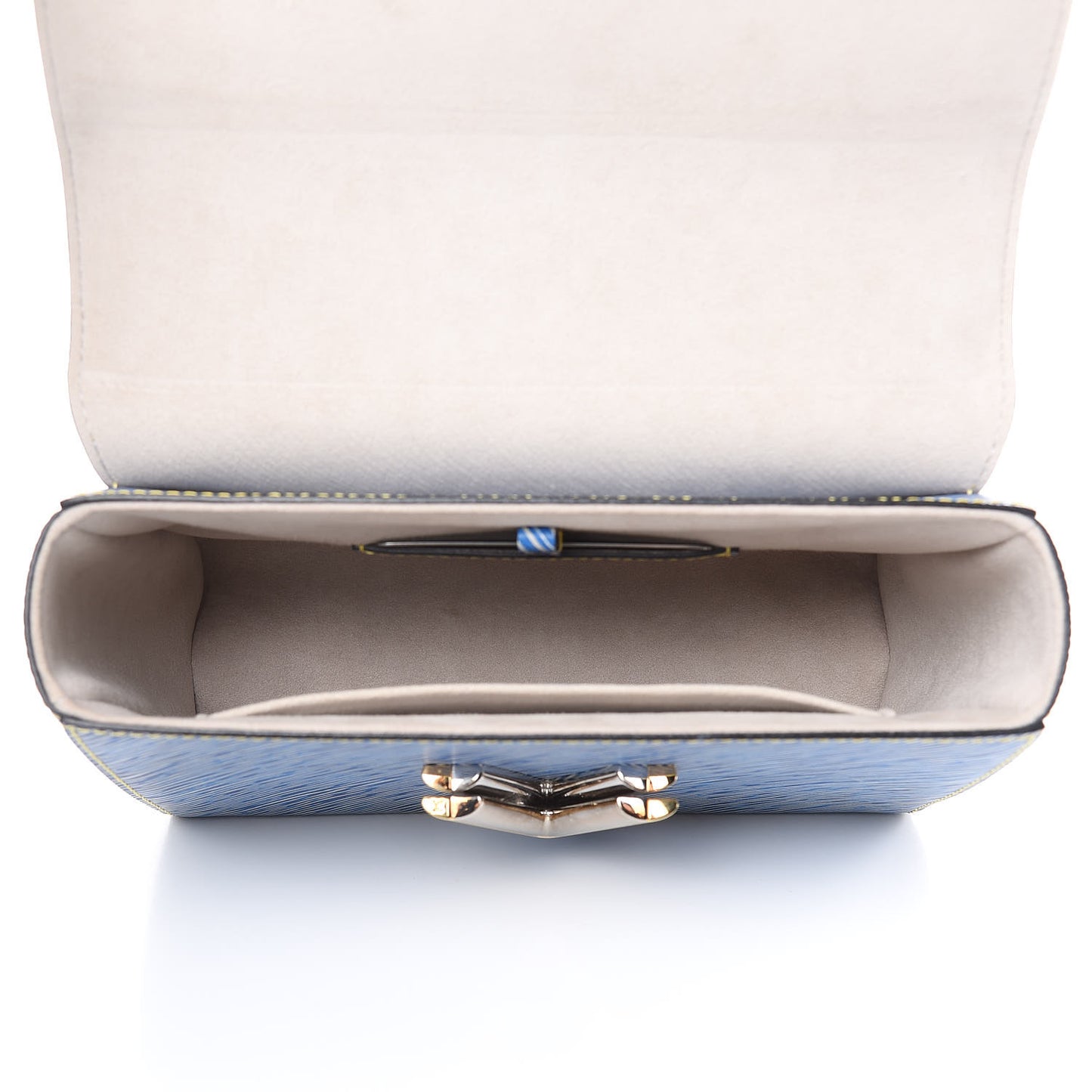 Epi Twist Shoulder Bag MM Denim Light