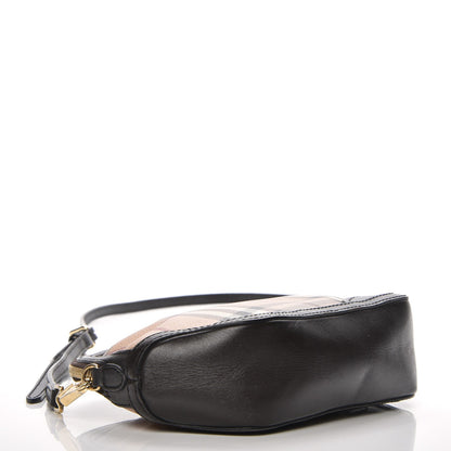Burberry Haymarket Check Mini Orchard Crossbody Chocolate 4 of 6