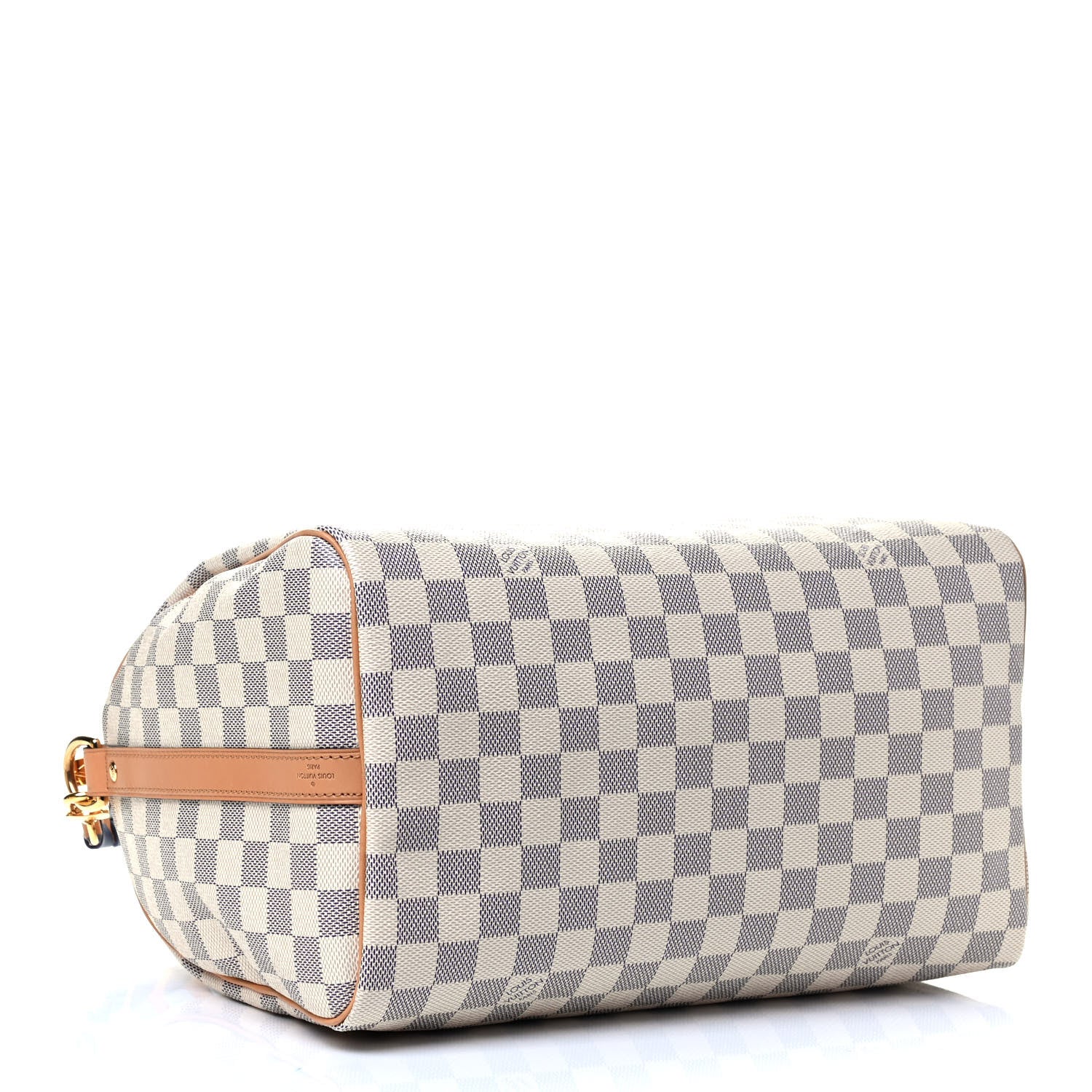 Louis Vuitton Damier Azur Braided Speedy Bandouliere 30 Blue 3 of 4