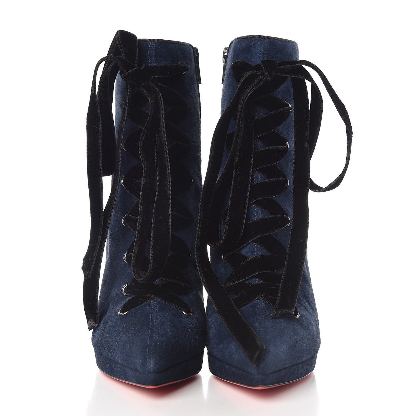 Veau Velours Circus Nana 100 Ankle Boots 37 Marine Black