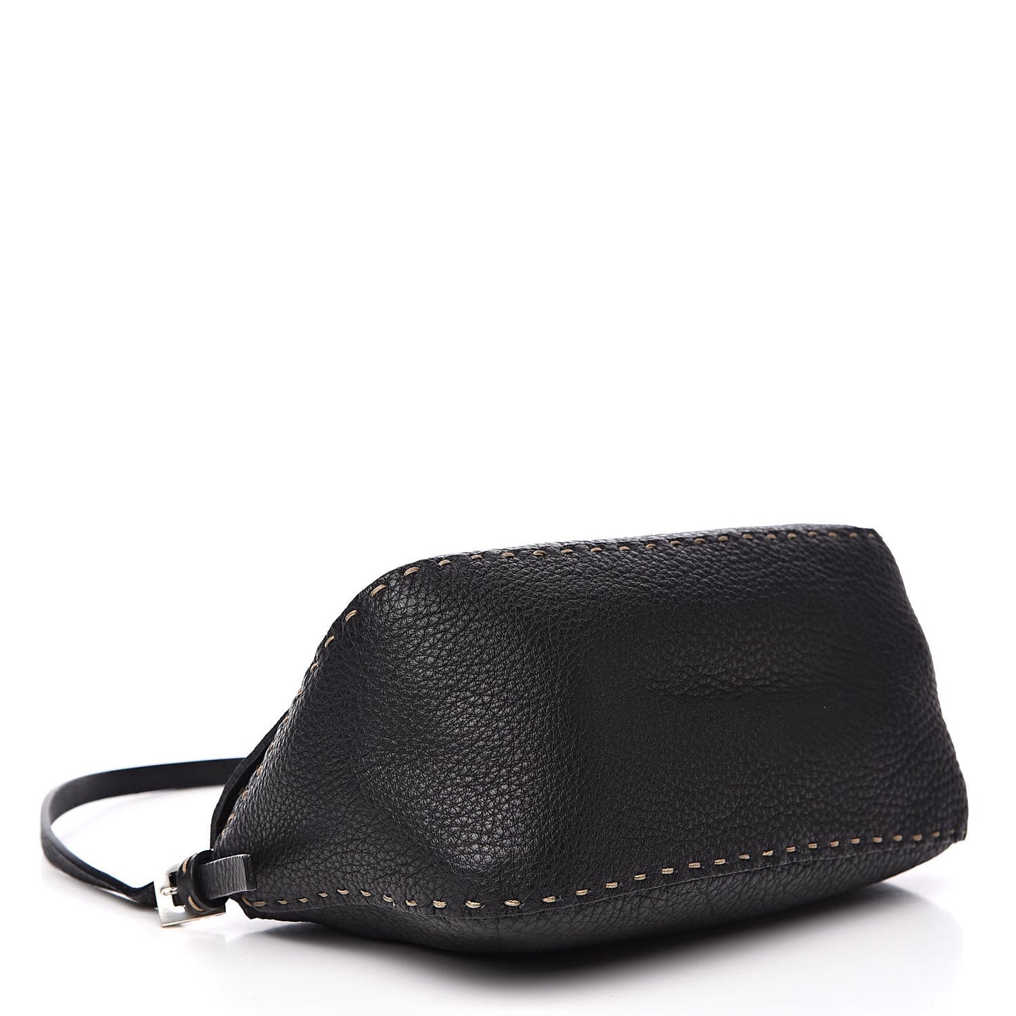 Calfskin Romano Selleria Baguette Black