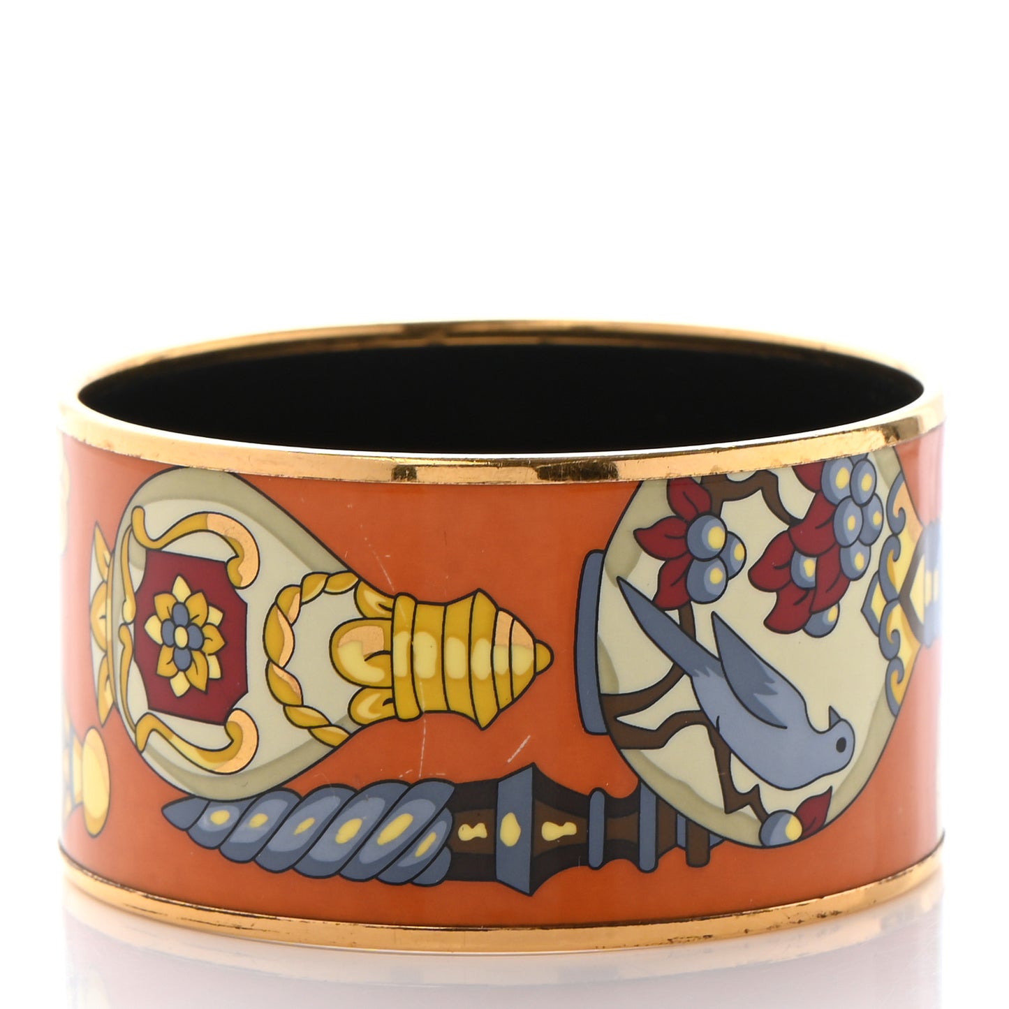 Enamel Printed Extra Wide Flacons Bracelet 65