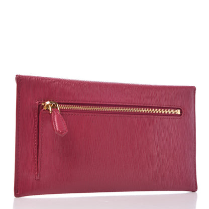Prada Vitello Move Envelope Wallet Ibisco 3 of 8