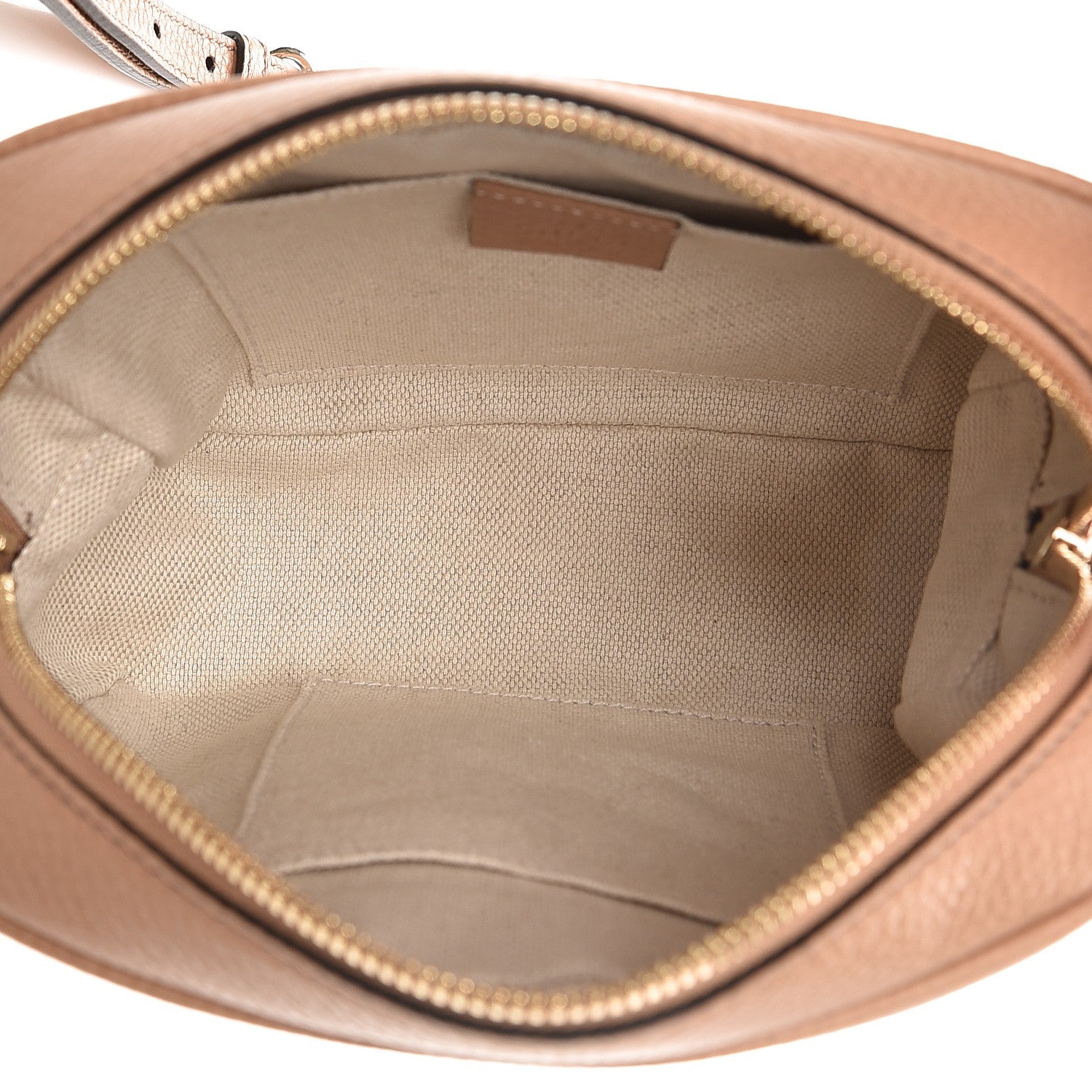 Gucci Pebbled Calfskin Small Soho Disco Bag Rose Beige 5 of 8