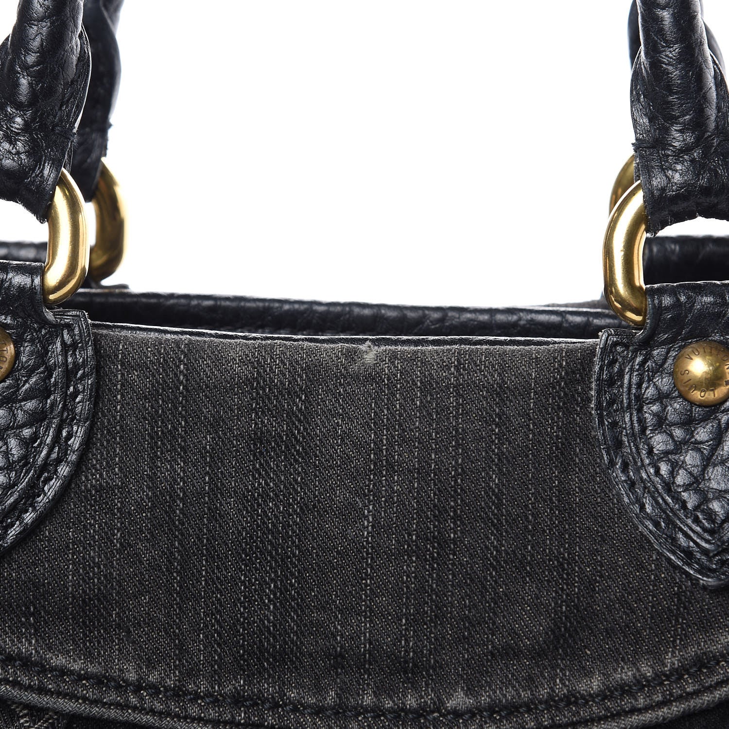 Louis Vuitton Denim Neo Cabby MM Black 11 of 17