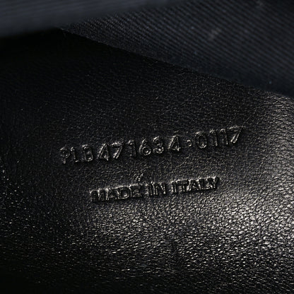 Saint Laurent Sheepskin Medium West Hollywood Monogram Fold-Over Bag Grey 6 of 9