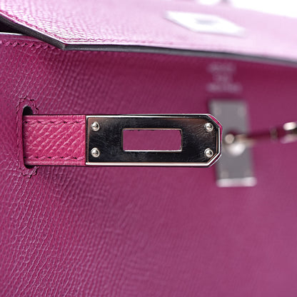 Hermes Epsom Kelly Sellier 25 Rose Pourpre 25 of 41
