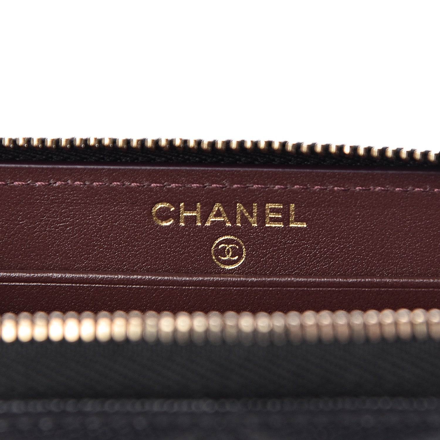 Chanel Caviar Quilted Medium Zip Around Wallet Black 6 of 8