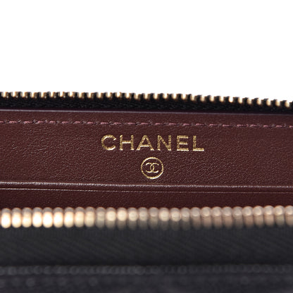 Chanel Caviar Quilted Medium Zip Around Wallet Black 6 of 8