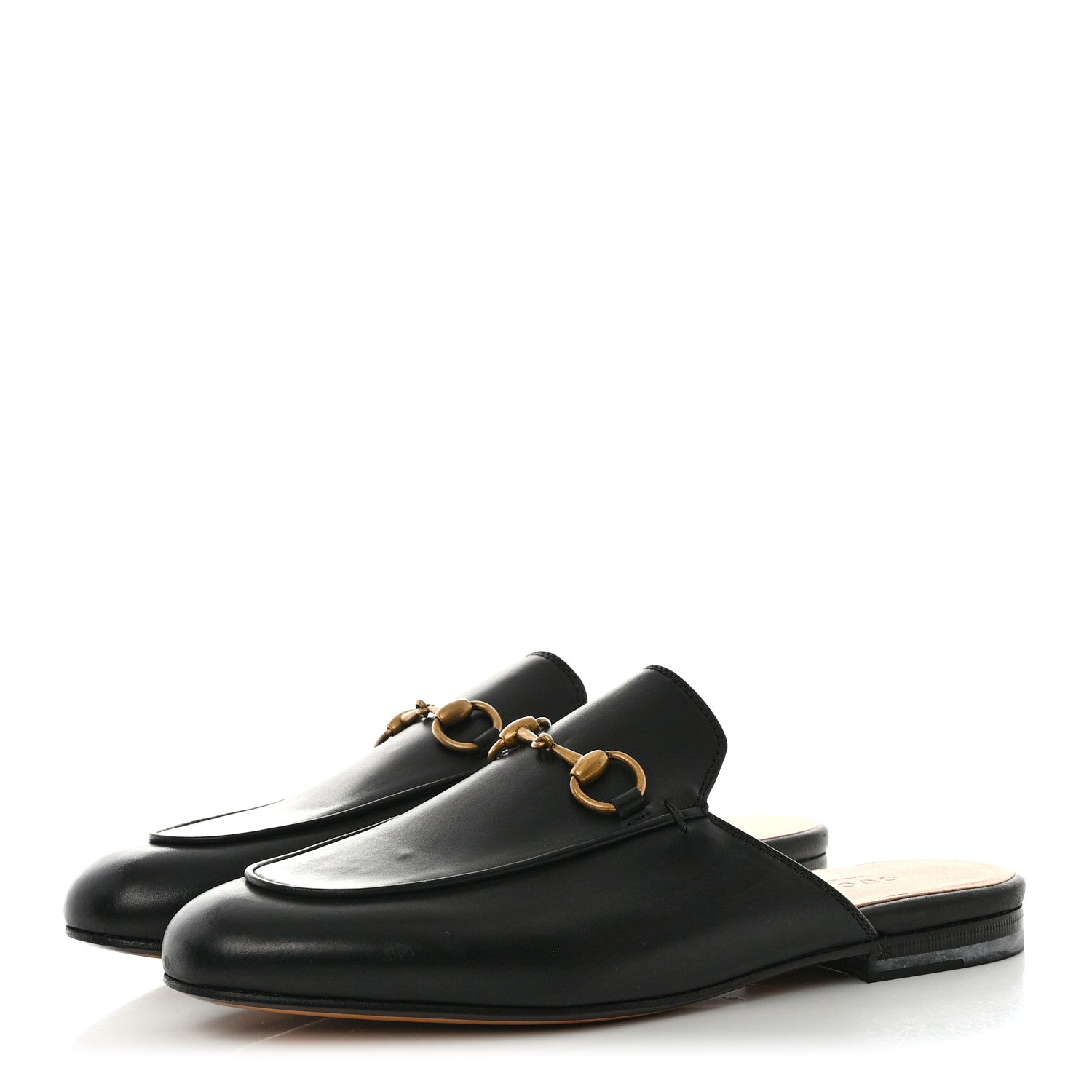 Gucci Calfskin Womens Princetown Slippers 36 Black 3 of 8