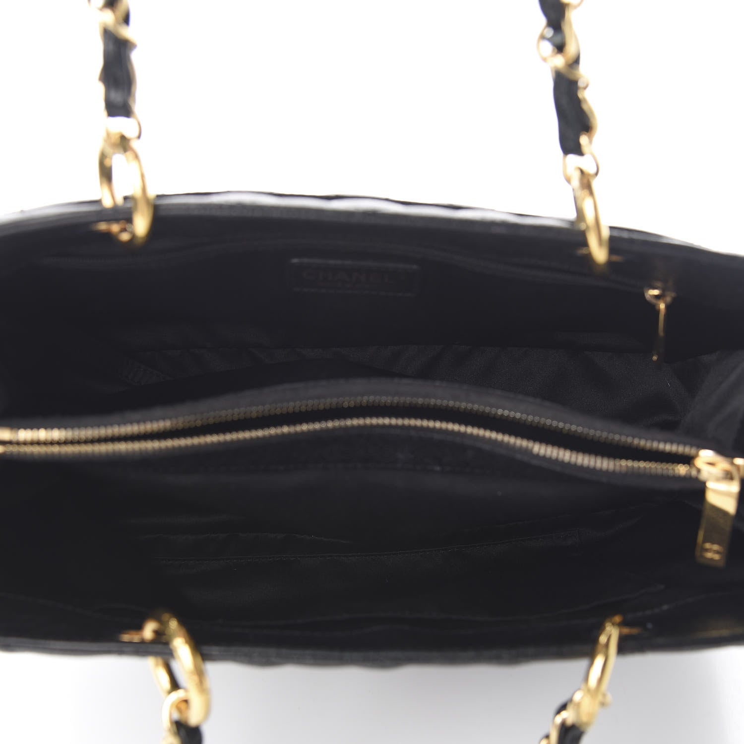 Chanel Caviar Quilted Grand Shopping Tote GST Black 4 of 11