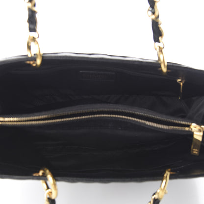 Chanel Caviar Quilted Grand Shopping Tote GST Black 4 of 11