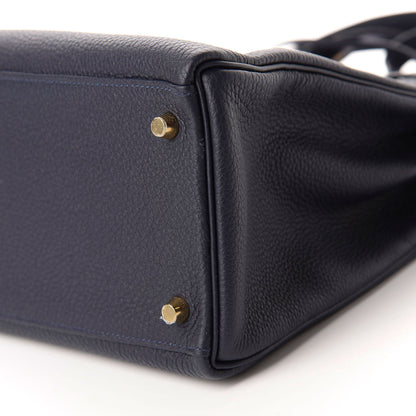 Hermes Togo Kelly Retourne 35 Bleu Nuit 7 of 15