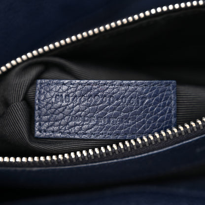 Saint Laurent Grained Calfskin Small Supple Sac De Jour Navy 6 of 16