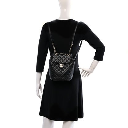 Chanel Calfskin Quilted Mini Urban Spirit Backpack Black 2 of 9
