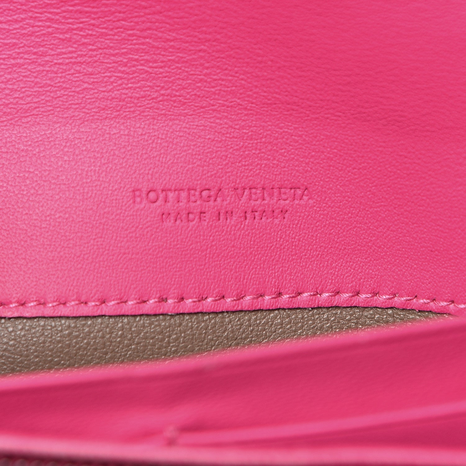 Bottega Veneta Nappa Intrecciato Continental Flap Wallet Rosa Shock 6 of 11
