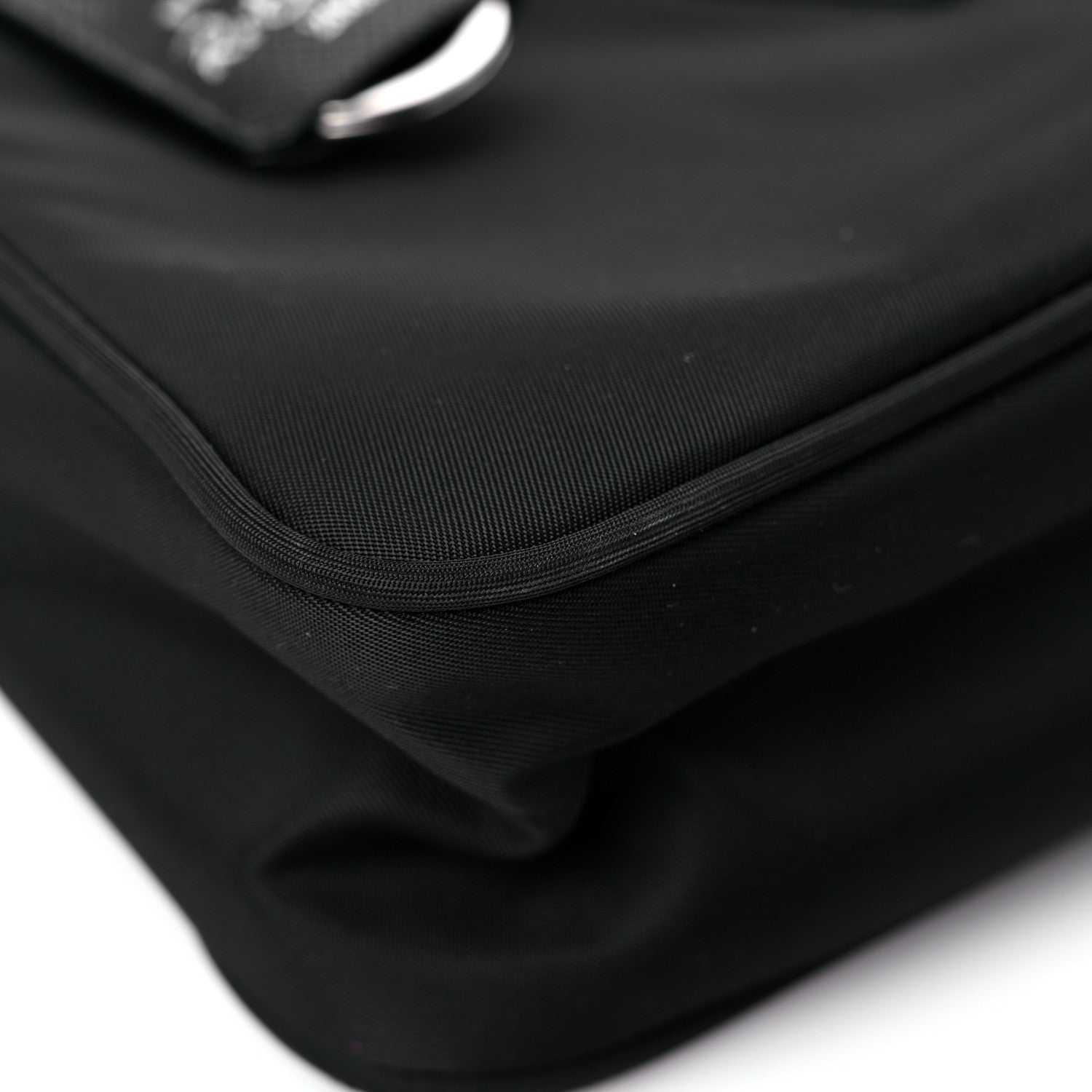 Prada Tessuto Nylon Mini Re-Edition 2000 Bag Black 8 of 13