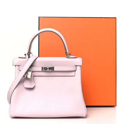 Hermes Swift Kelly Retourne 25 Mauve Pale 11 of 11