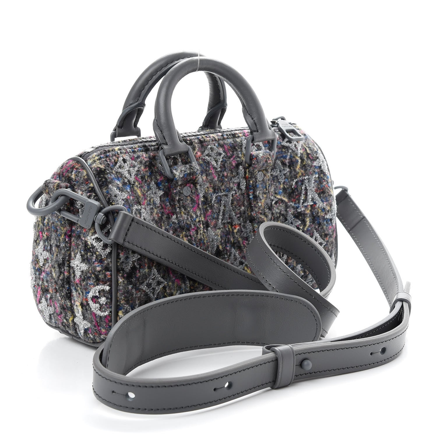 Louis Vuitton Wool Keepall XS Multicolor 2 of 8