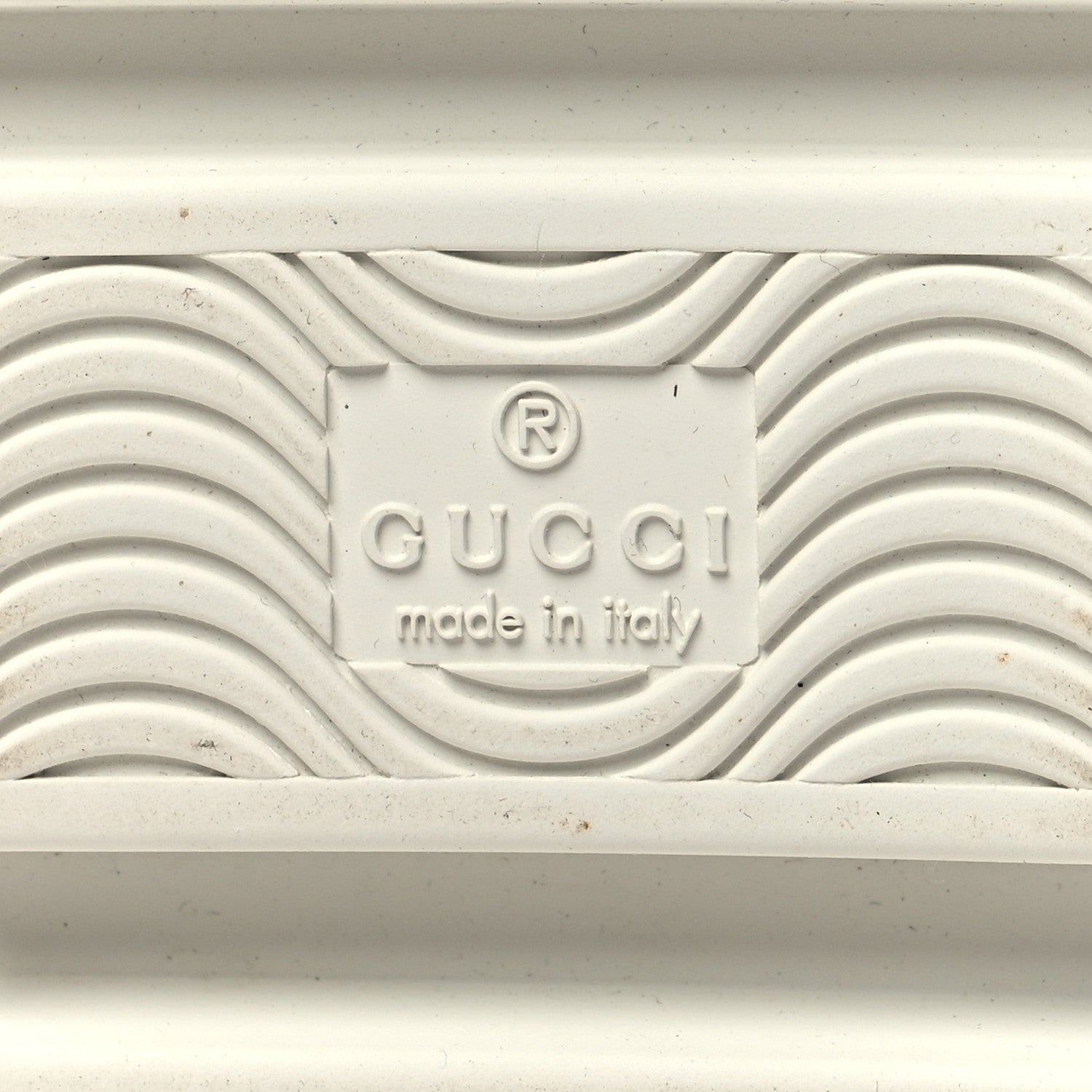 Gucci Calfskin Web Bee Embroidered Womens Ace Platform Sneakers 38 White 7 of 10