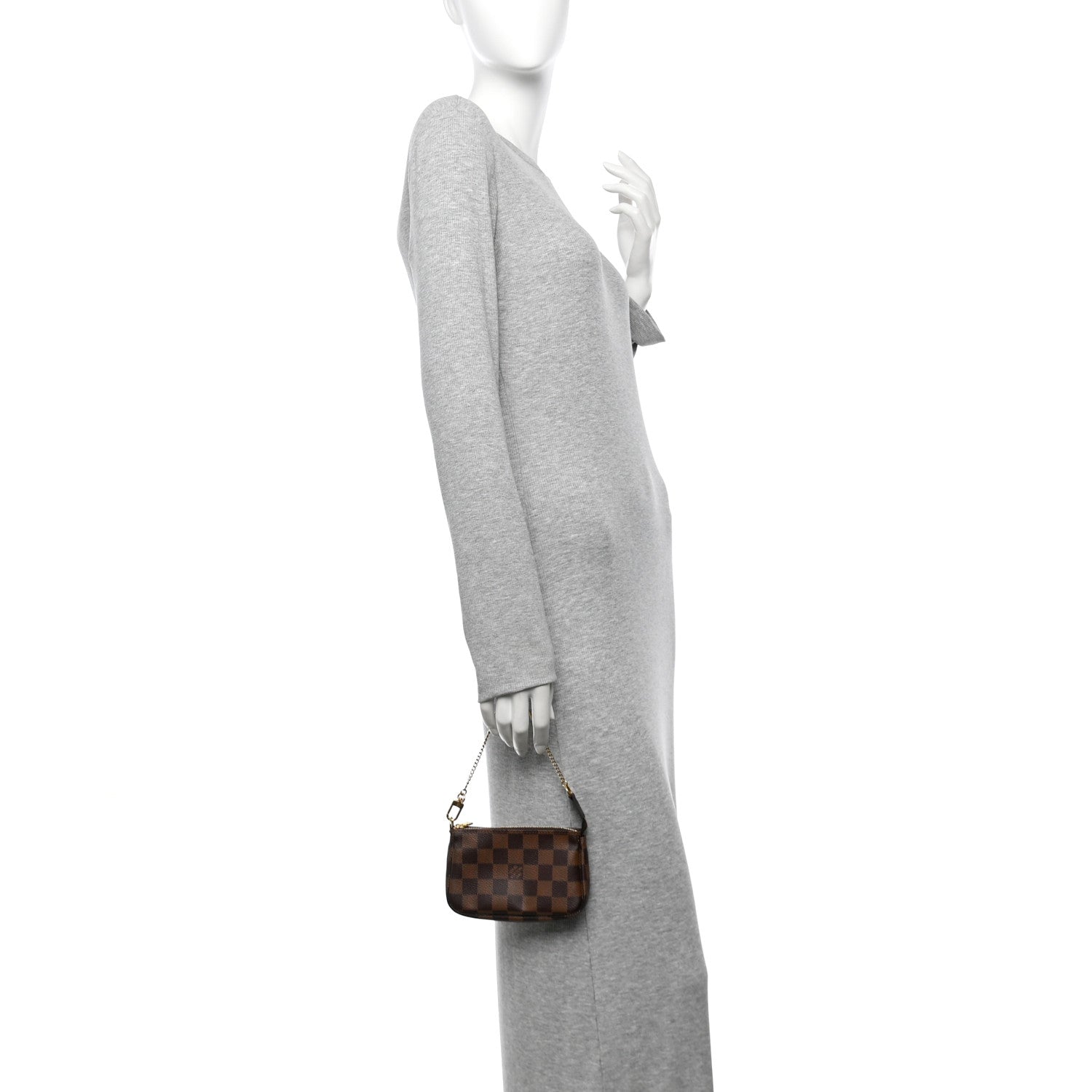 Louis Vuitton Damier Ebene Mini Pochette Accessories 2 of 11