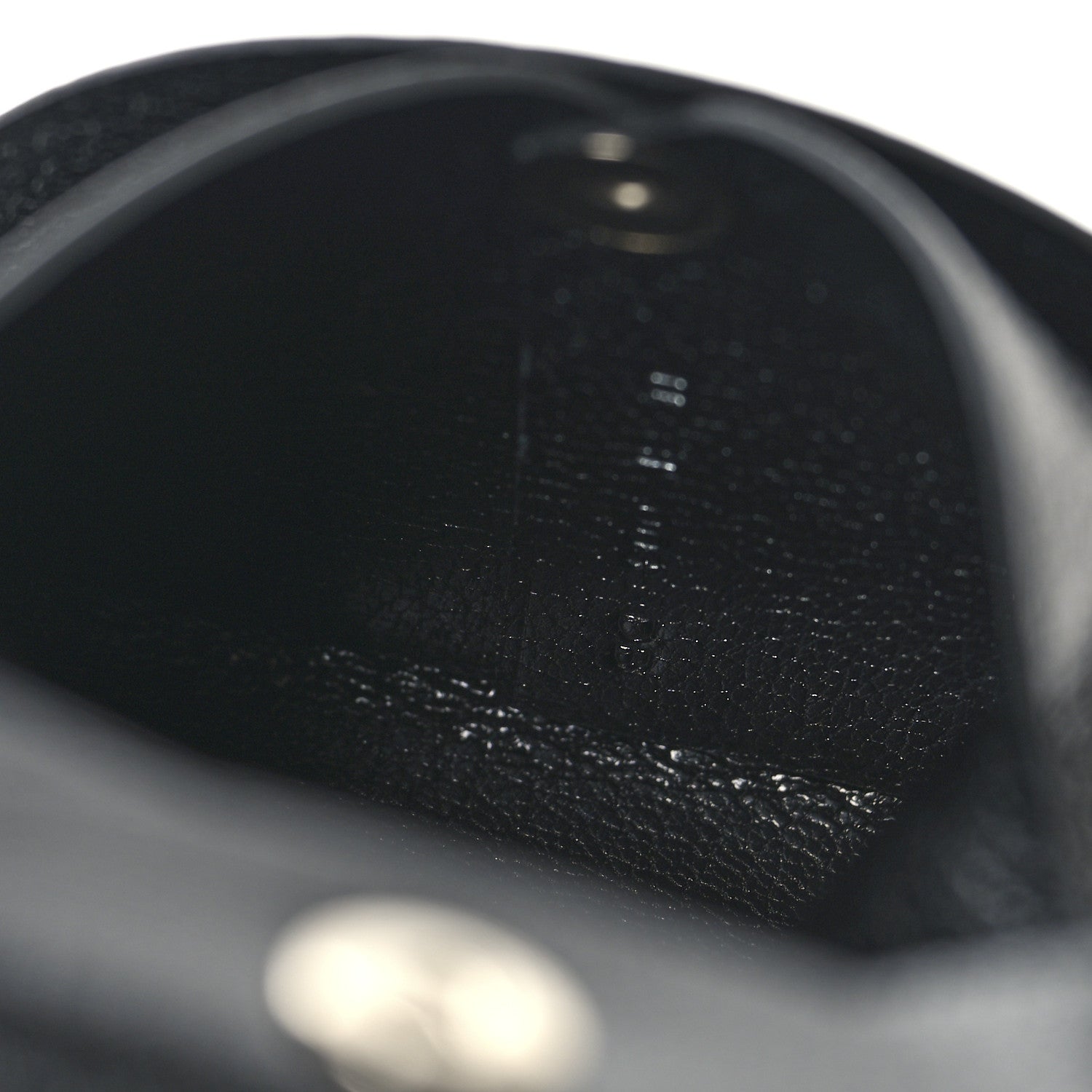 Hermes Chevre Mysore Calvi Card Case Black 5 of 6