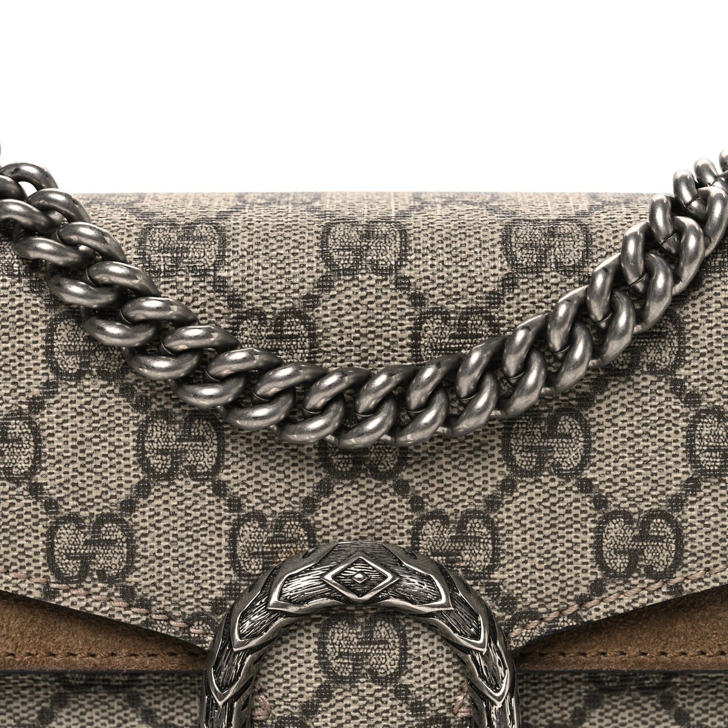GG Supreme Monogram Mini Dionysus Shoulder Bag Taupe