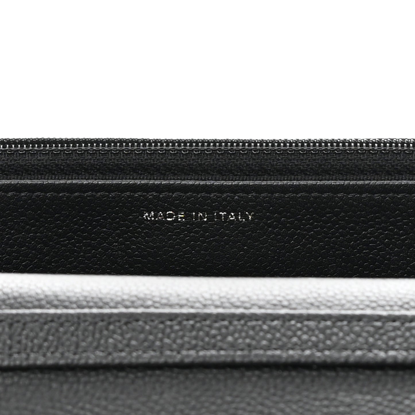 Caviar Quilted Tiny CC Wallet on Chain WOC Black