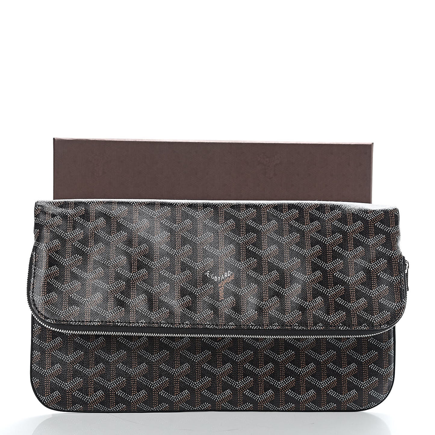 Goyardine Sainte Marie Soft Clutch Black