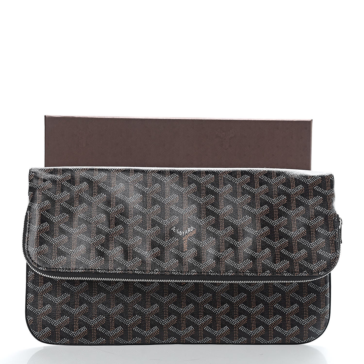 Goyard Goyardine Sainte Marie Soft Clutch Black 8 of 8