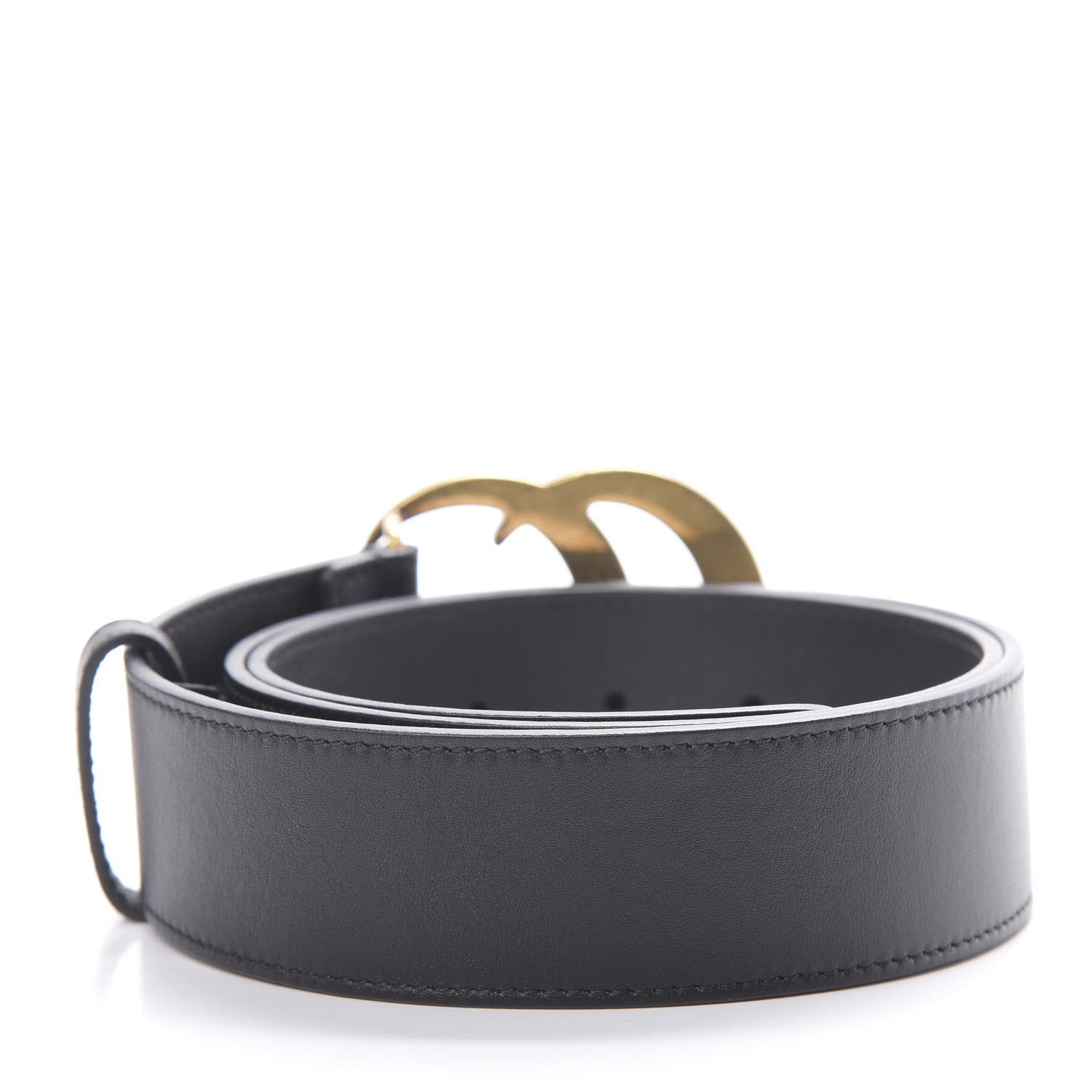 Gucci Calfskin Double G 40mm Belt 85 34 Black 2 of 8