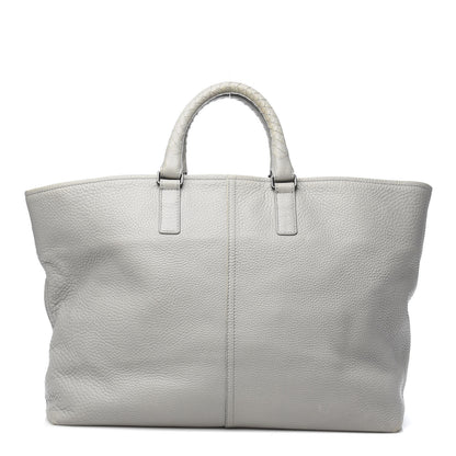 Bottega Veneta Cervo Deerskin Shopping Tote Light Grey 1 of 11