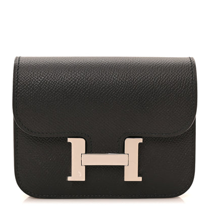 Hermes Epsom Constance Slim Wallet Black 1 of 7