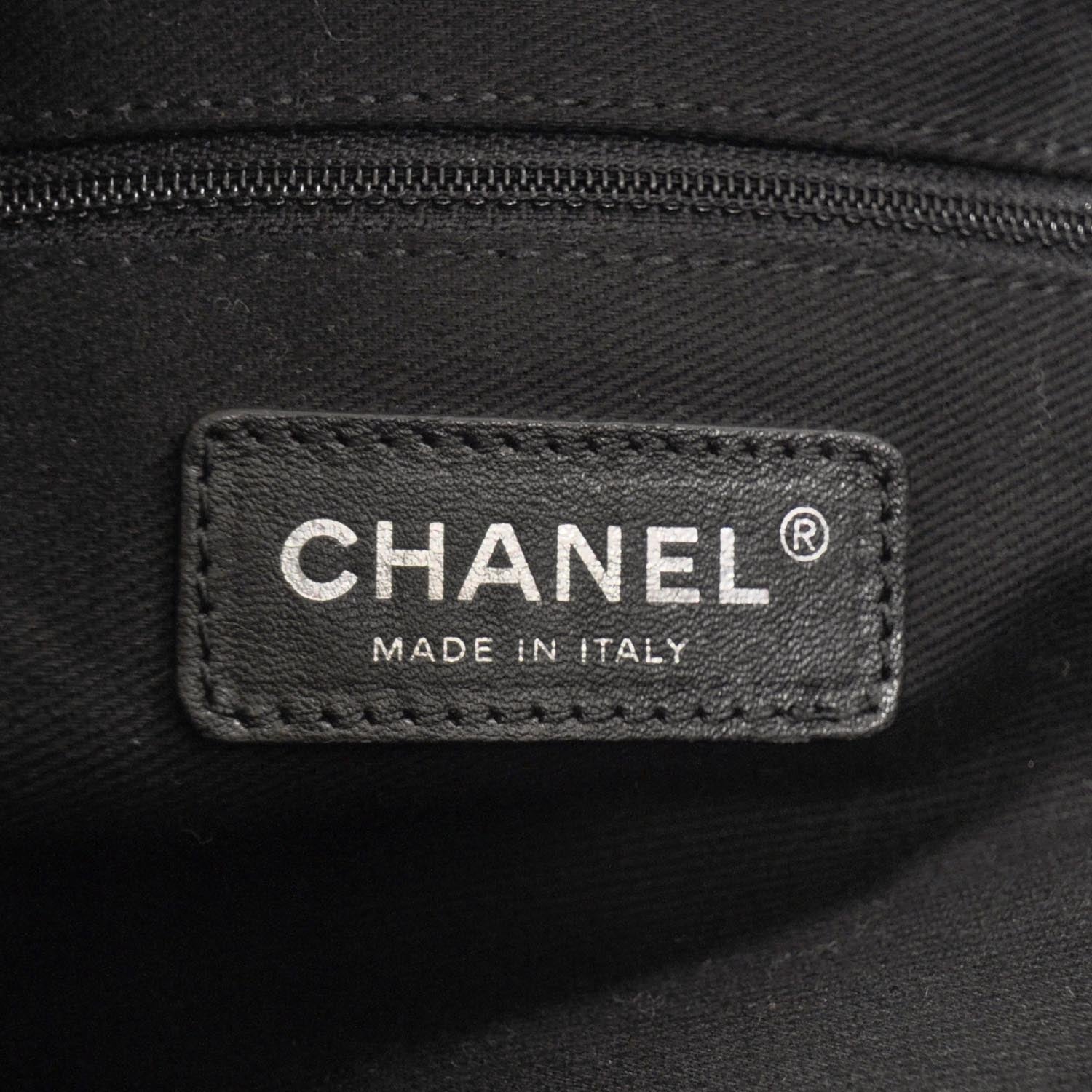 Chanel Caviar Quilted Executive Cerf Shopper Tote Black 7 of 10