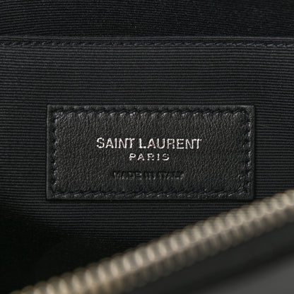 Saint Laurent Calfskin Classic Monogram Zipped Tablet Holder Black 6 of 7