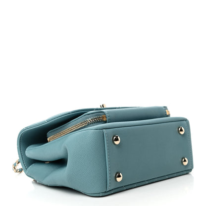 Chanel Caviar Quilted Small Business Affinity Flap Light Blue 3 of 4
