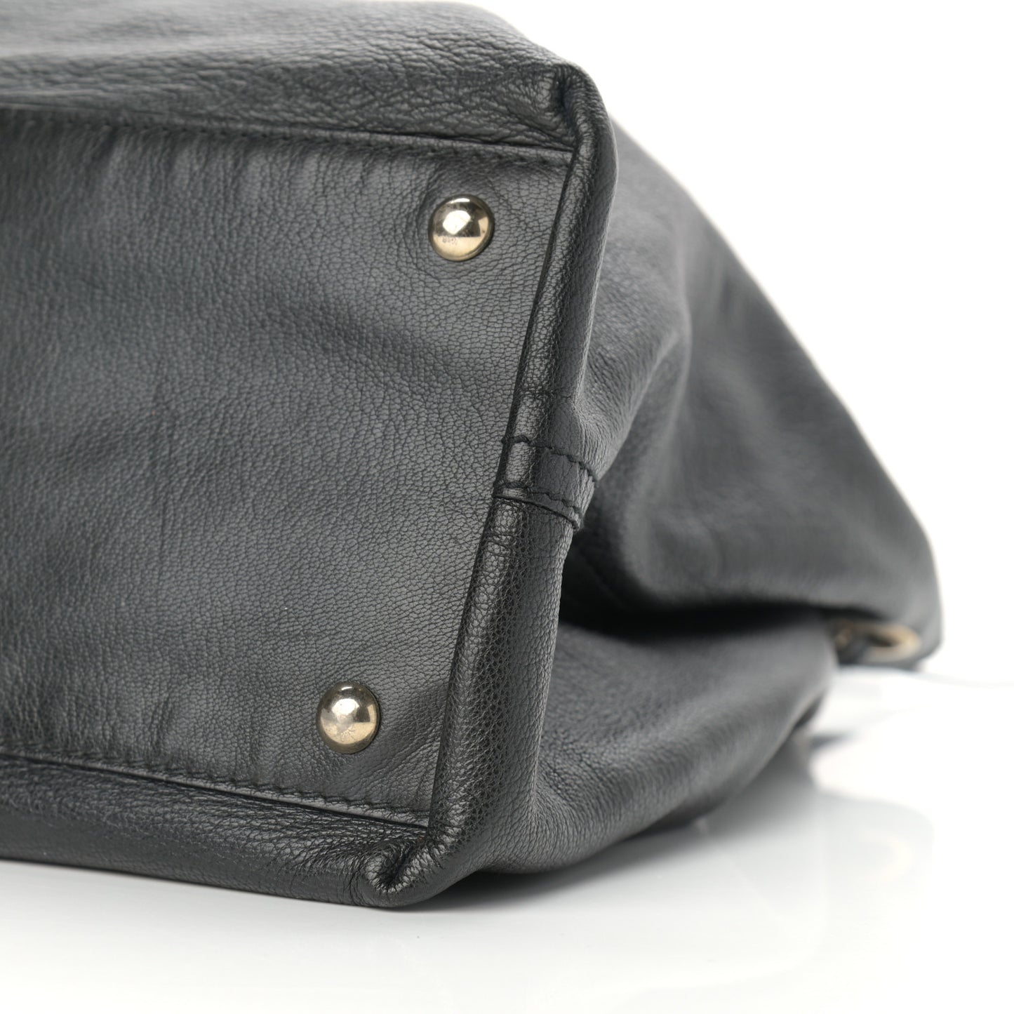 Calfskin Reversible Double Sac Y Tote Gold Black