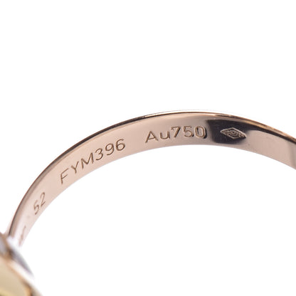 Cartier 18K Pink Yellow White Gold Small Trinity Ring 52 6 5 of 6