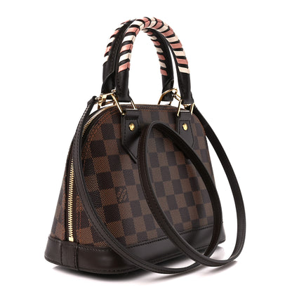 Louis Vuitton Damier Ebene Braided Alma BB 3 of 13